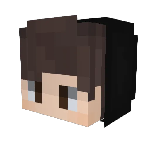 UnknownXIV Minecraft avatar head, 3D render