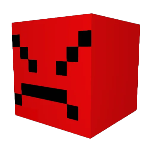 Unknown_3850 Minecraft avatar head, 3D render