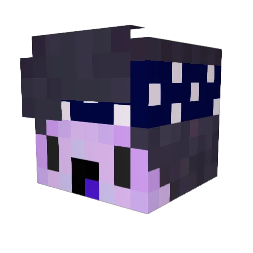 Unknown_DDR Minecraft avatar head, 3D render