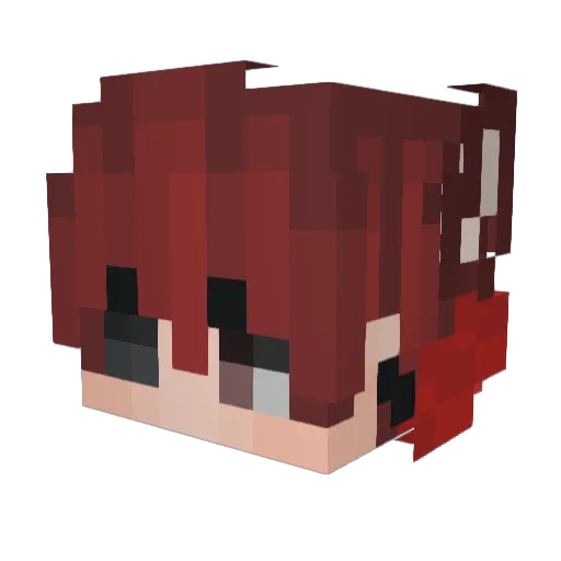 Unknown_Err0rXD Minecraft avatar head, 3D render