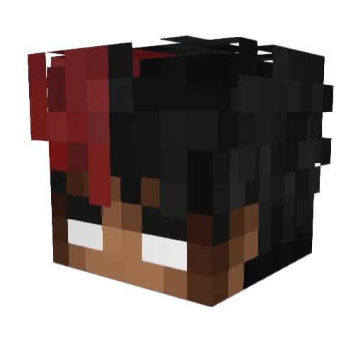 Unknown_user_1 Minecraft avatar head, 3D render