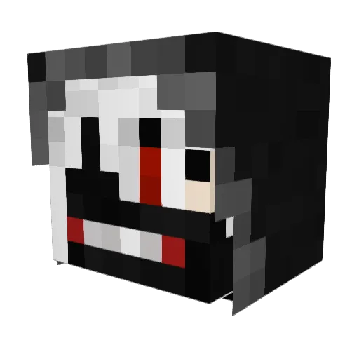 Unknowneer Minecraft avatar head, 3D render