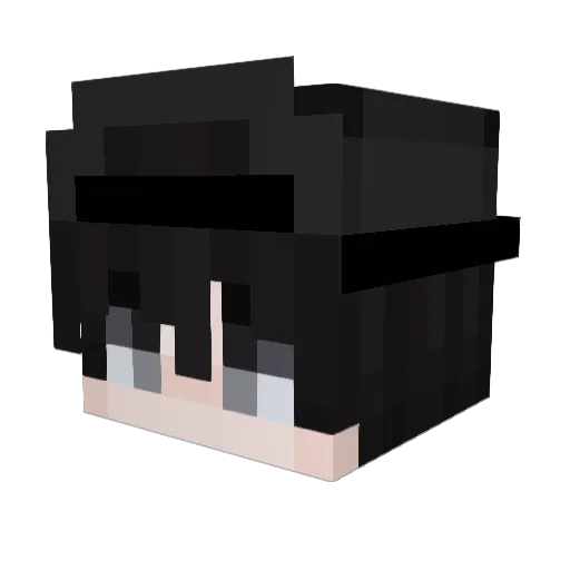 Unknowyita Minecraft avatar head, 3D render
