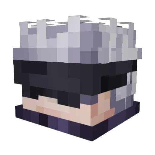 UnkownBrain Minecraft avatar head, 3D render