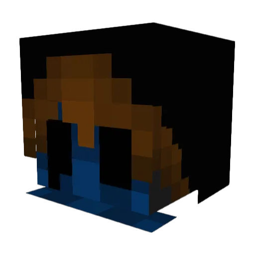 UnkownTruth Minecraft avatar head, 3D render
