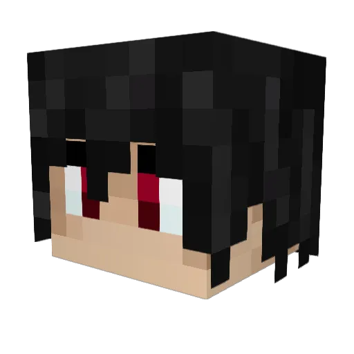 UnlceZ Minecraft avatar head, 3D render