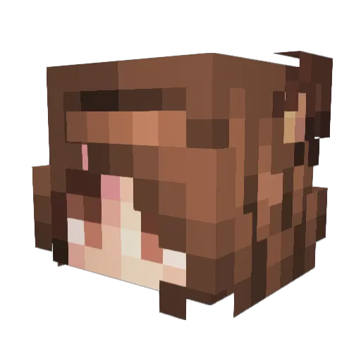 UnleashedPadgy Minecraft avatar head, 3D render