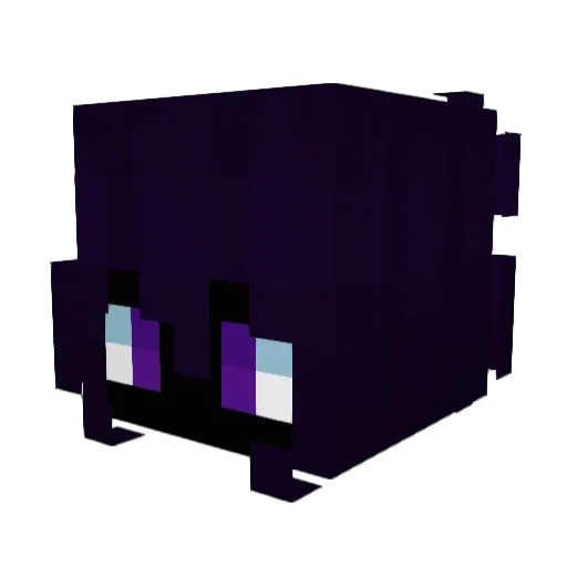 Unleaze Minecraft avatar head, 3D render
