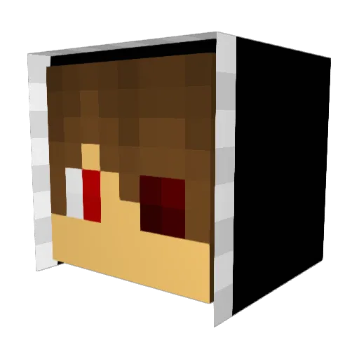 UnlegitAlex Minecraft avatar head, 3D render
