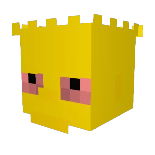 Unlegit_boy Minecraft avatar head, 3D render