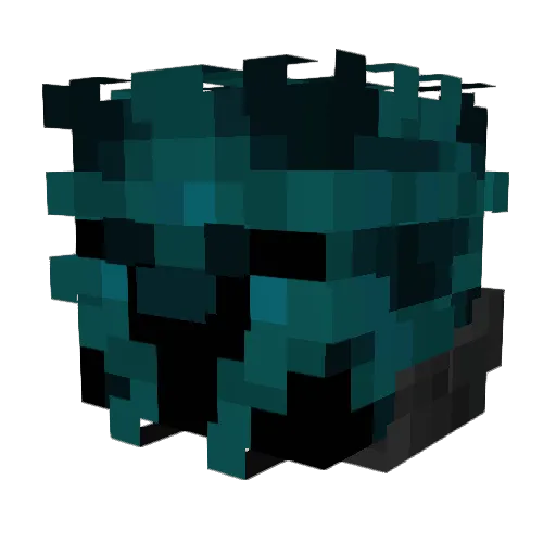 Unlegitlyn Minecraft avatar head, 3D render