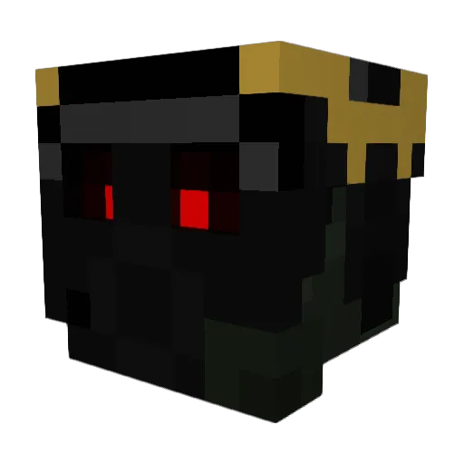 UnlicensedChaos Minecraft avatar head, 3D render