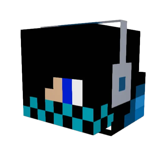 Unliking1128 Minecraft avatar head, 3D render