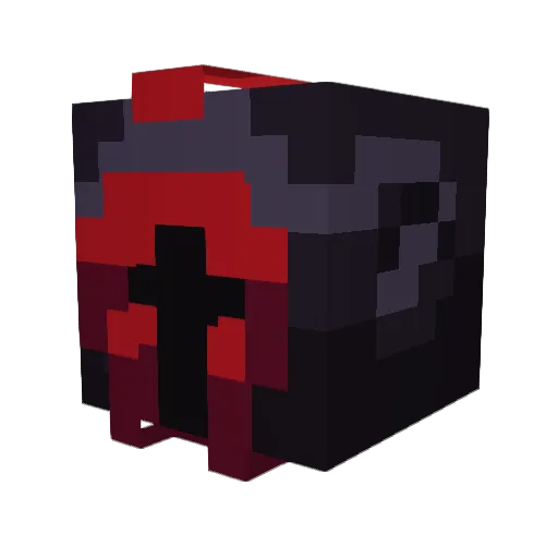 UnlistedPython Minecraft avatar head, 3D render