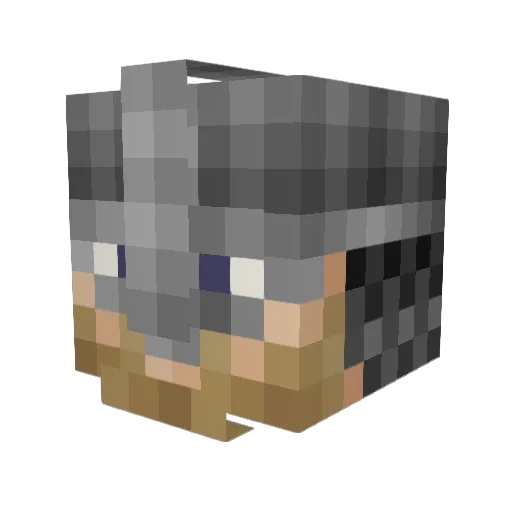 UnloosedMovie79 Minecraft avatar head, 3D render