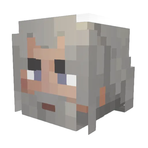 UnloosedPine624 Minecraft avatar head, 3D render