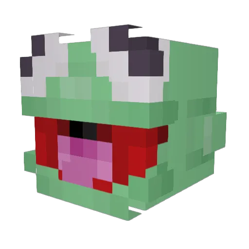 UnluckyArtist Minecraft avatar head, 3D render