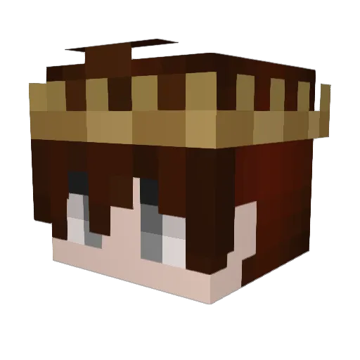 Unluckytoast0 Minecraft avatar head, 3D render