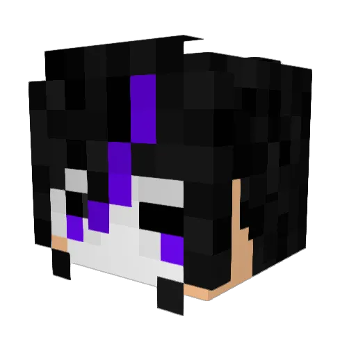 UnnamedConductor Minecraft avatar head, 3D render