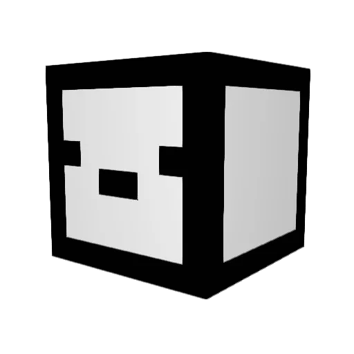 UnnamedPerson Minecraft avatar head, 3D render