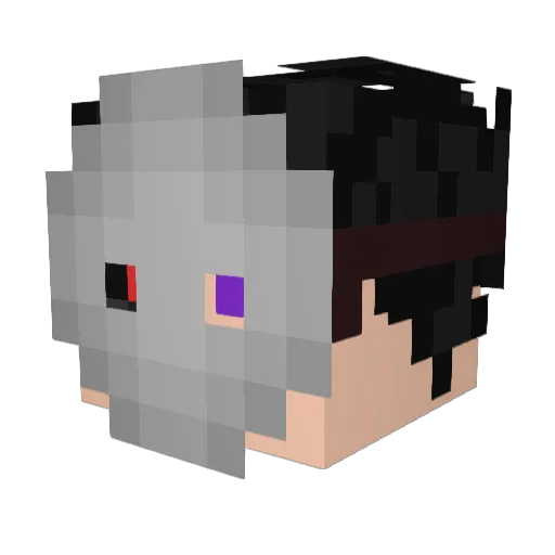 UnnamedWandering Minecraft avatar head, 3D render
