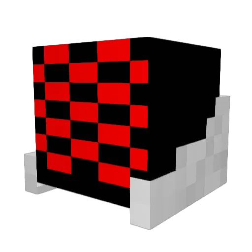UnnamedZeroth Minecraft avatar head, 3D render