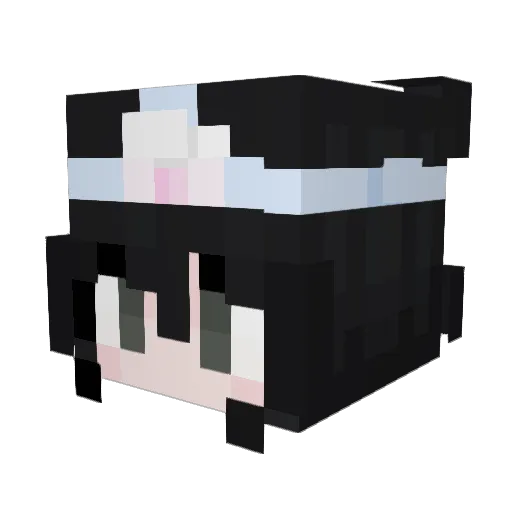 Uno123456 Minecraft avatar head, 3D render