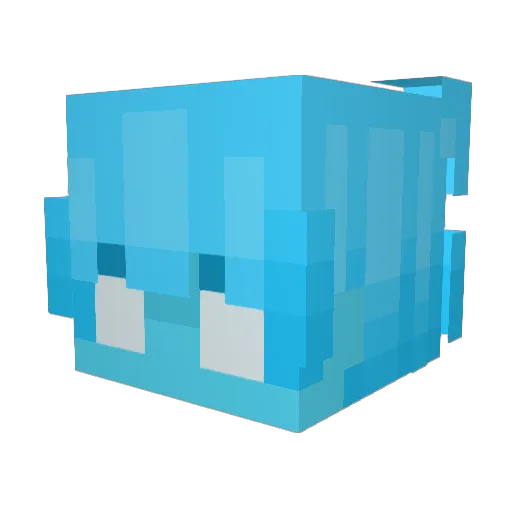 Uno_mas_fois Minecraft avatar head, 3D render
