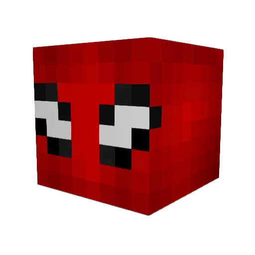 Unole Minecraft avatar head, 3D render