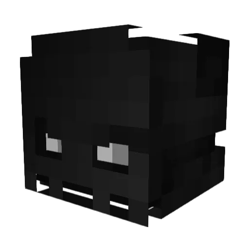 Unpalatable Minecraft avatar head, 3D render
