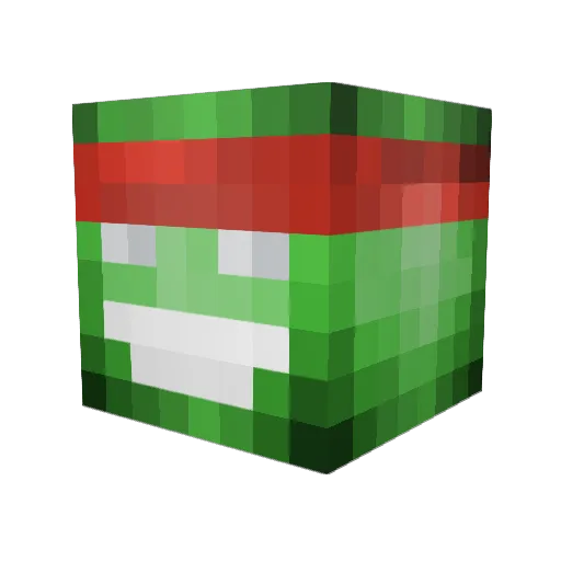 UnrealShadows Minecraft avatar head, 3D render