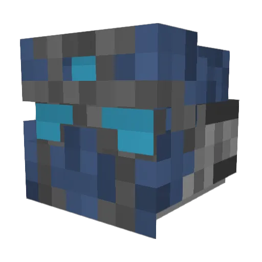 UnrealTexas Minecraft avatar head, 3D render