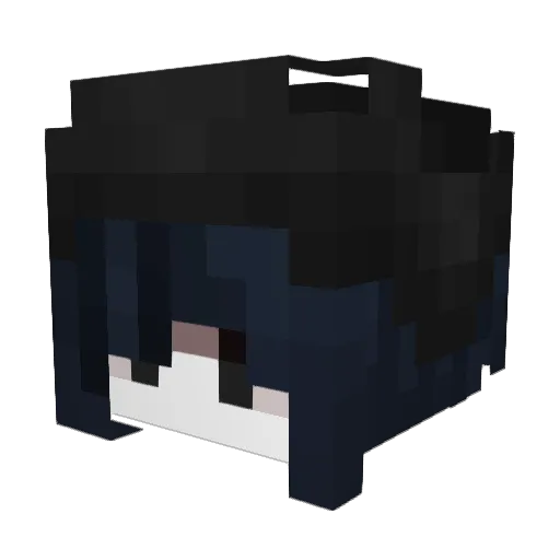UnrecognizedName Minecraft avatar head, 3D render