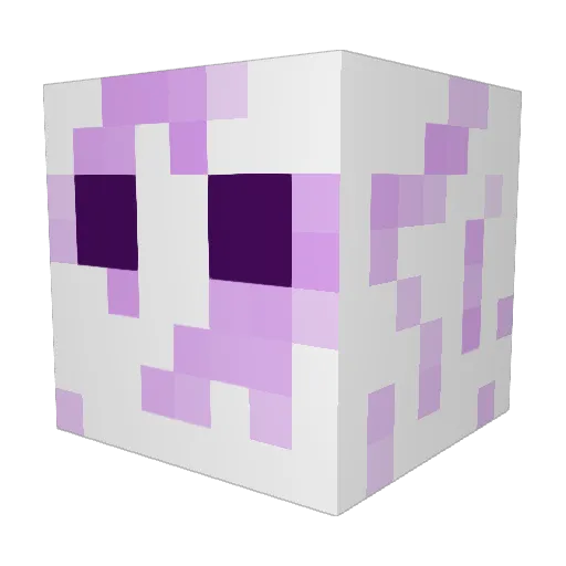 UnseamedChalk95 Minecraft avatar head, 3D render