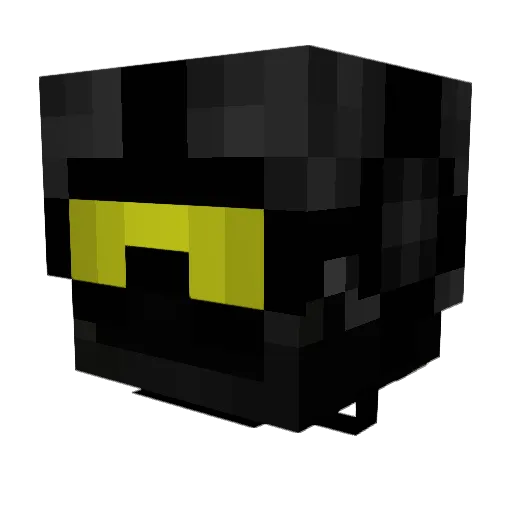 UnseatedCell94 Minecraft avatar head, 3D render