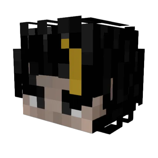 UnserWustenFuchs Minecraft avatar head, 3D render