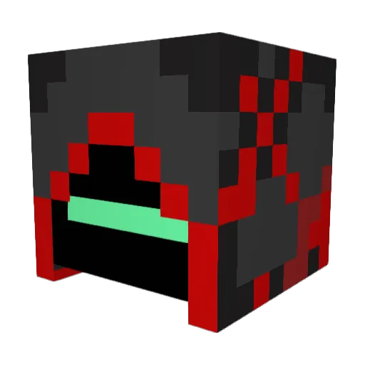 UnshackleHunter Minecraft avatar head, 3D render