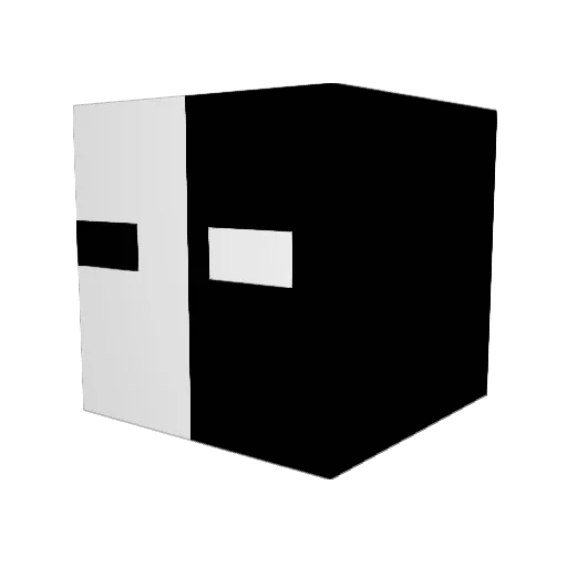 Unsinkablelight Minecraft avatar head, 3D render