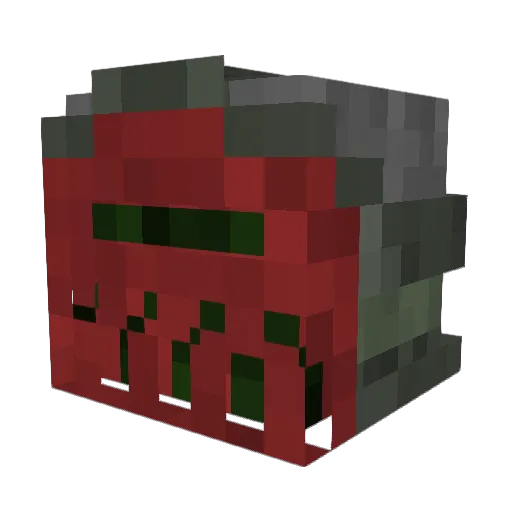 UnsoundThree Minecraft avatar head, 3D render