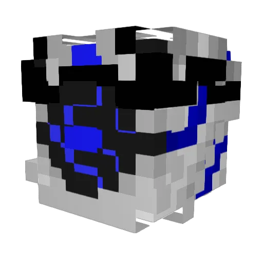 Unspeakable2787 Minecraft avatar head, 3D render