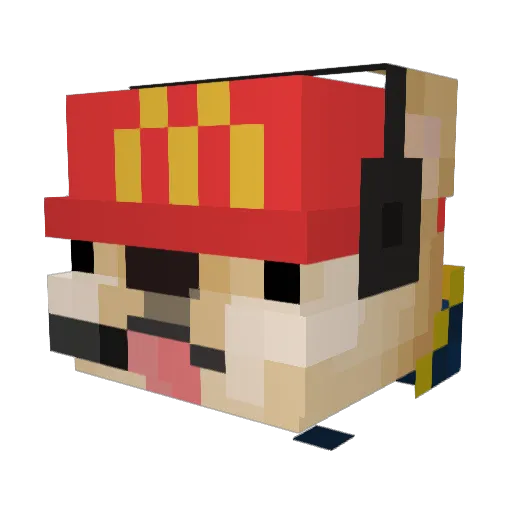 UnspeakableLIAM Minecraft avatar head, 3D render