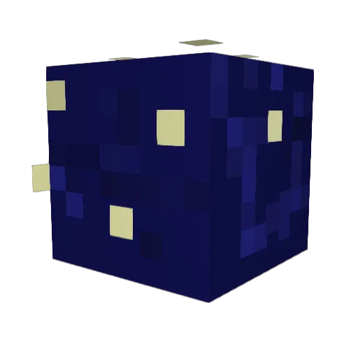 Unspicy Minecraft avatar head, 3D render