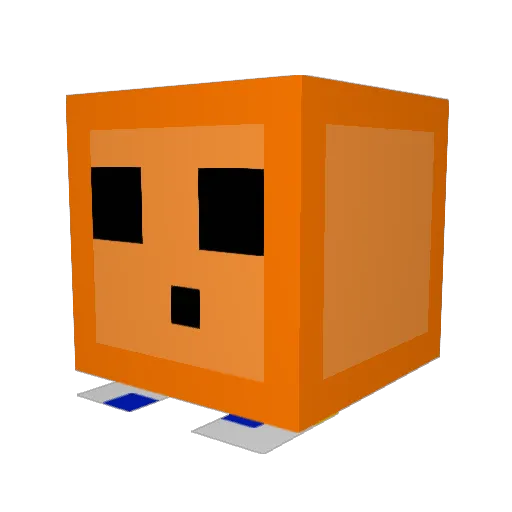 UnstableEagle Minecraft avatar head, 3D render