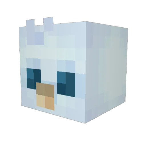 Unstable_Cats Minecraft avatar head, 3D render