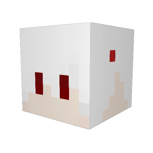 Unstable_plasma Minecraft avatar head, 3D render