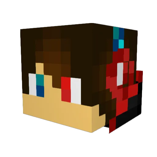 Unstoppable9999 Minecraft avatar head, 3D render