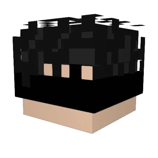 Unstrikedx3 Minecraft avatar head, 3D render