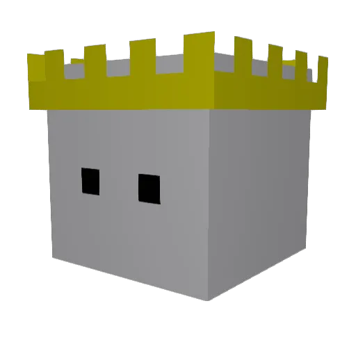 UntalentedOne_xD Minecraft avatar head, 3D render