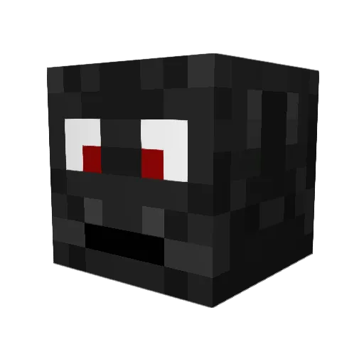 UntamedHydra Minecraft avatar head, 3D render