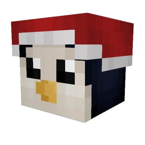 UntamedWoof Minecraft avatar head, 3D render